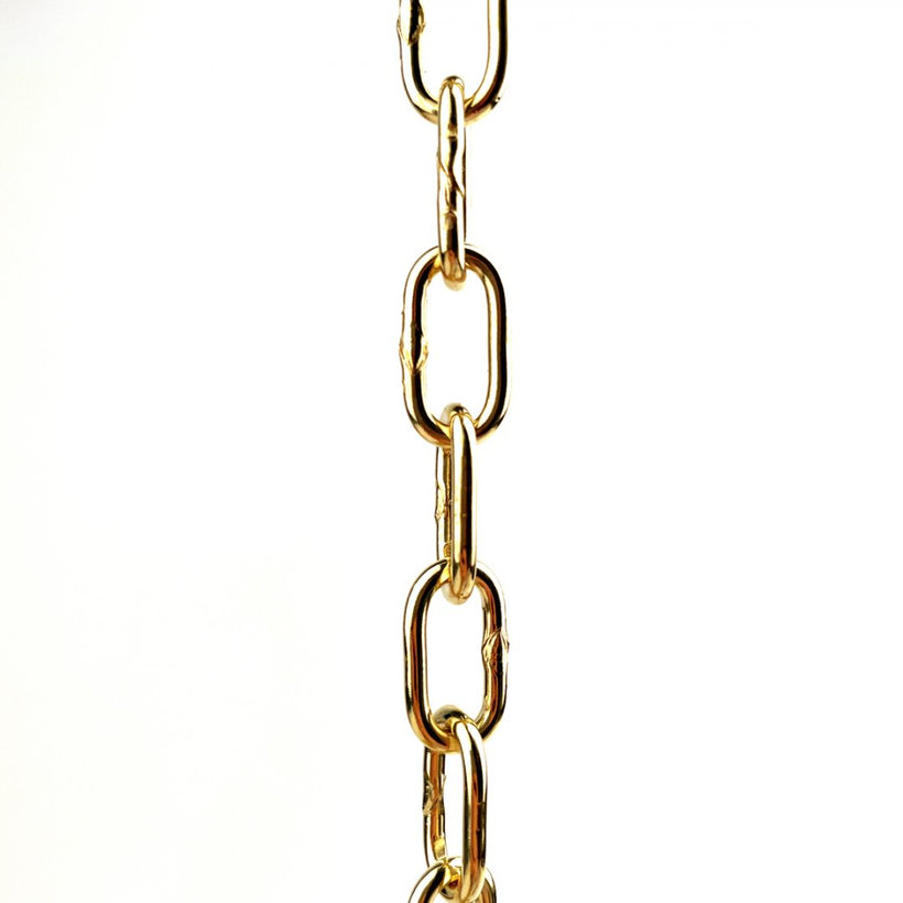 Dekoratív lánc sárga cink 1,6mm