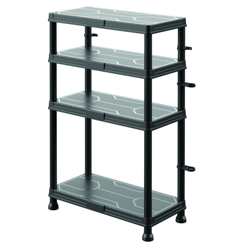 Műanyag polc 60×30x92,6cm – 4 polccal