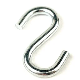 S horog rozsdamentes acél 8 mm