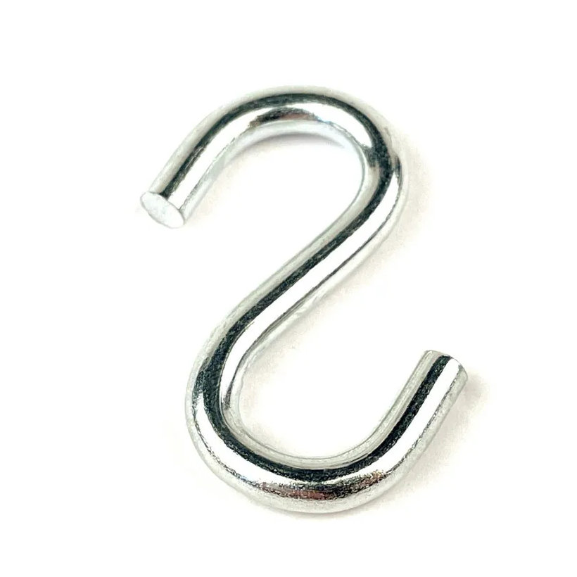 S horog rozsdamentes acél 8 mm