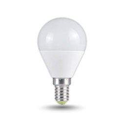 Gömb búrájú LED fényforrás E14 5W - semleges fehér