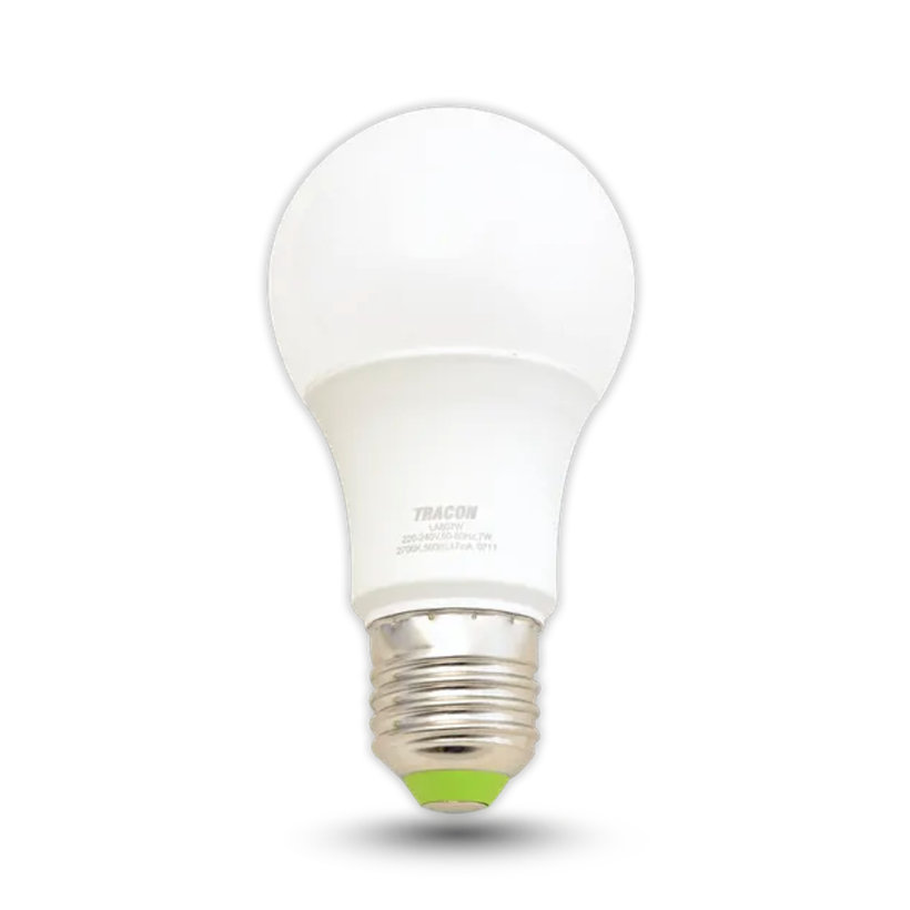 Gömb burájú LED fényforrás E27 10W - meleg fehér