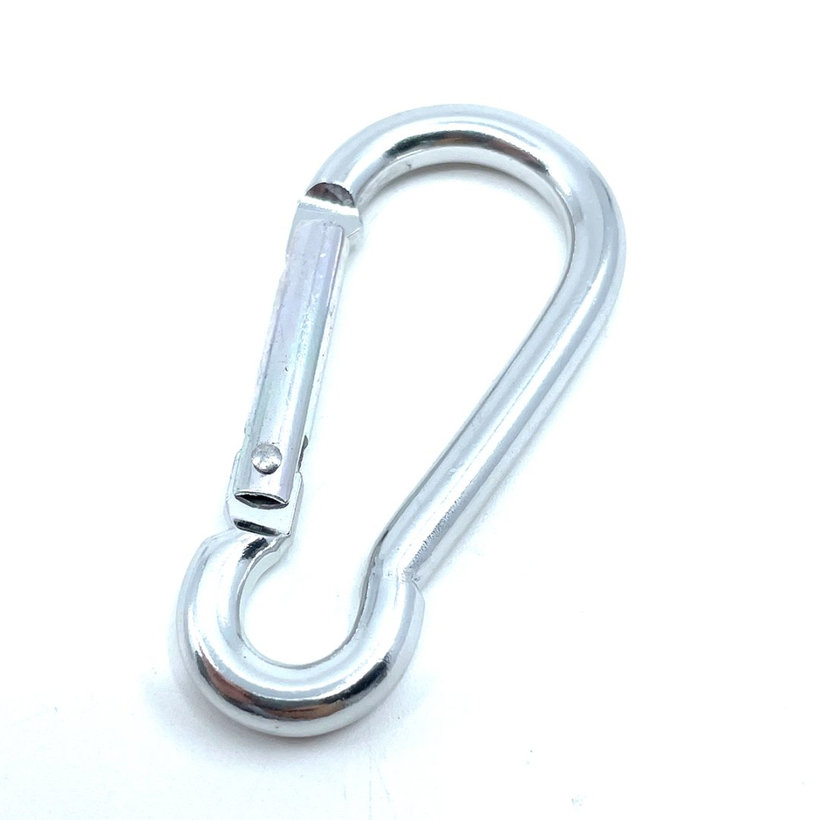 Karabiner alumínium - ezüst 5mm