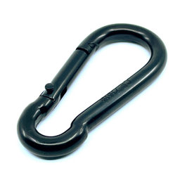 Tűzoltó karabiner DIN 5299C fekete