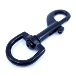 Forgó karabiner fekete 55x10mm