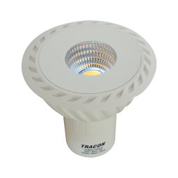 Fényerő-szabályozható LED spot fényforrás COB GU10 5W - meleg fehér