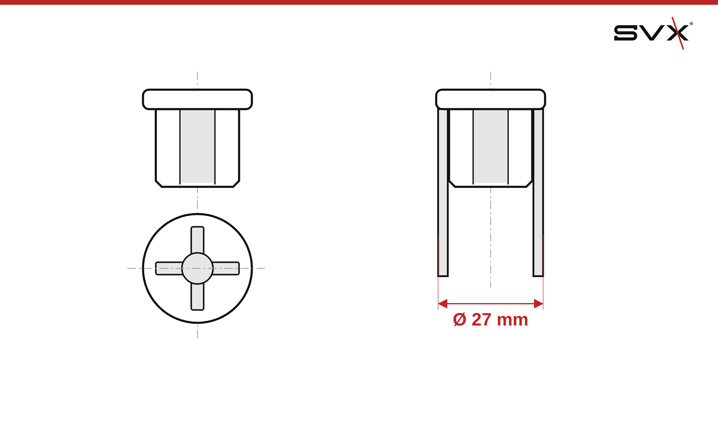 Végzáró dugó 27 mm – méretek mm-ben